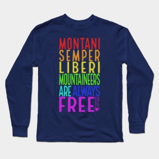 Montani Semper Liberi West Virginia Long Sleeve T-Shirt